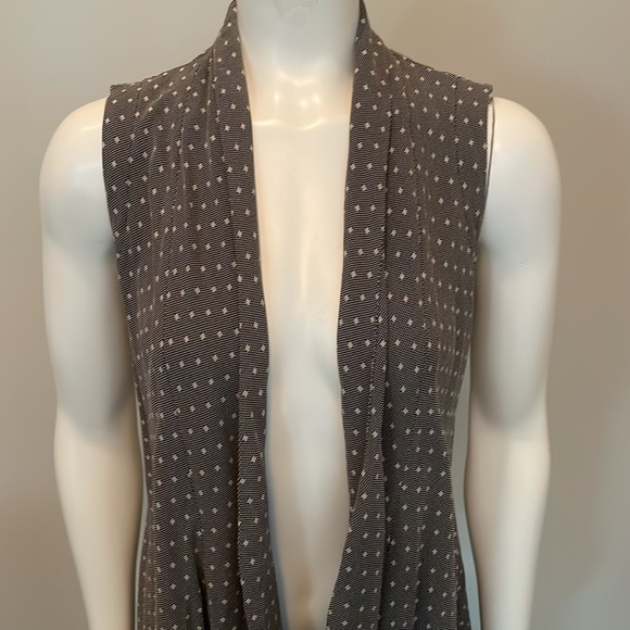 Alberto Makali Gray Square Dot Vest Size L - Picture 3 of 9